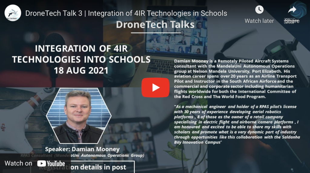 DroneTech Talk 3: Integration of 4IR Technologies in Schools