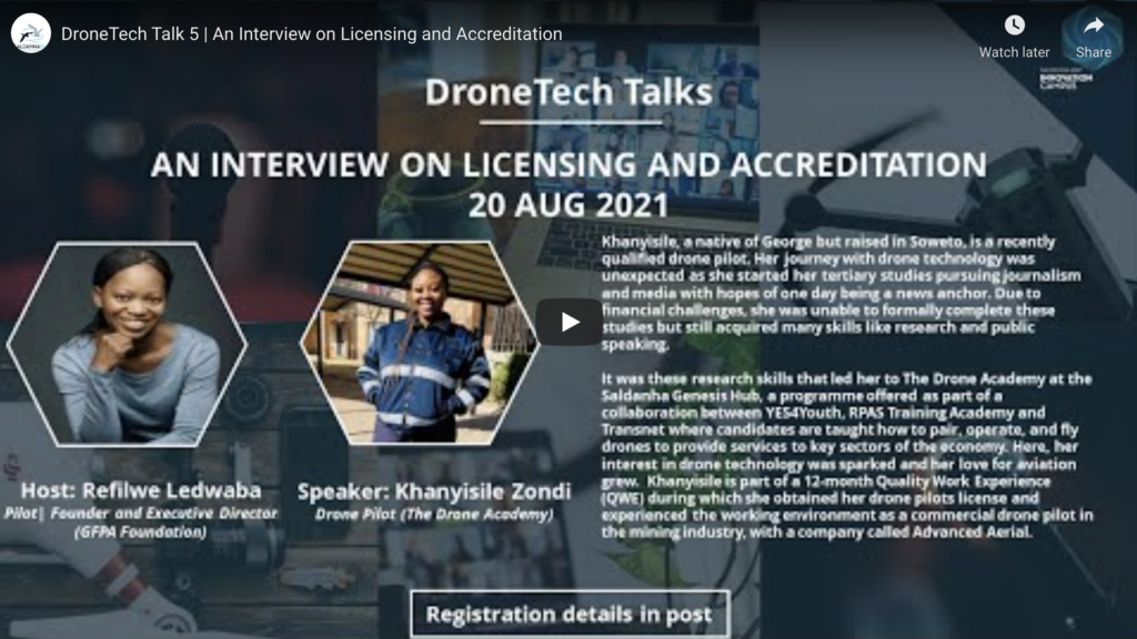 DroneTech Talk 5: An Interview on Licensing and Accreditation